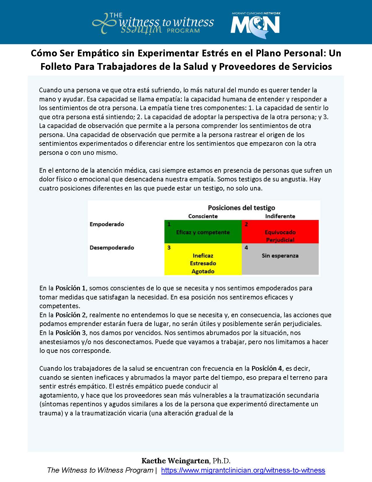 Cómo Ser Empático sin Experimentar Estrés en el Plano Personal Cómo Ser Empático sin Experimentar Estrés en el Plano Personal