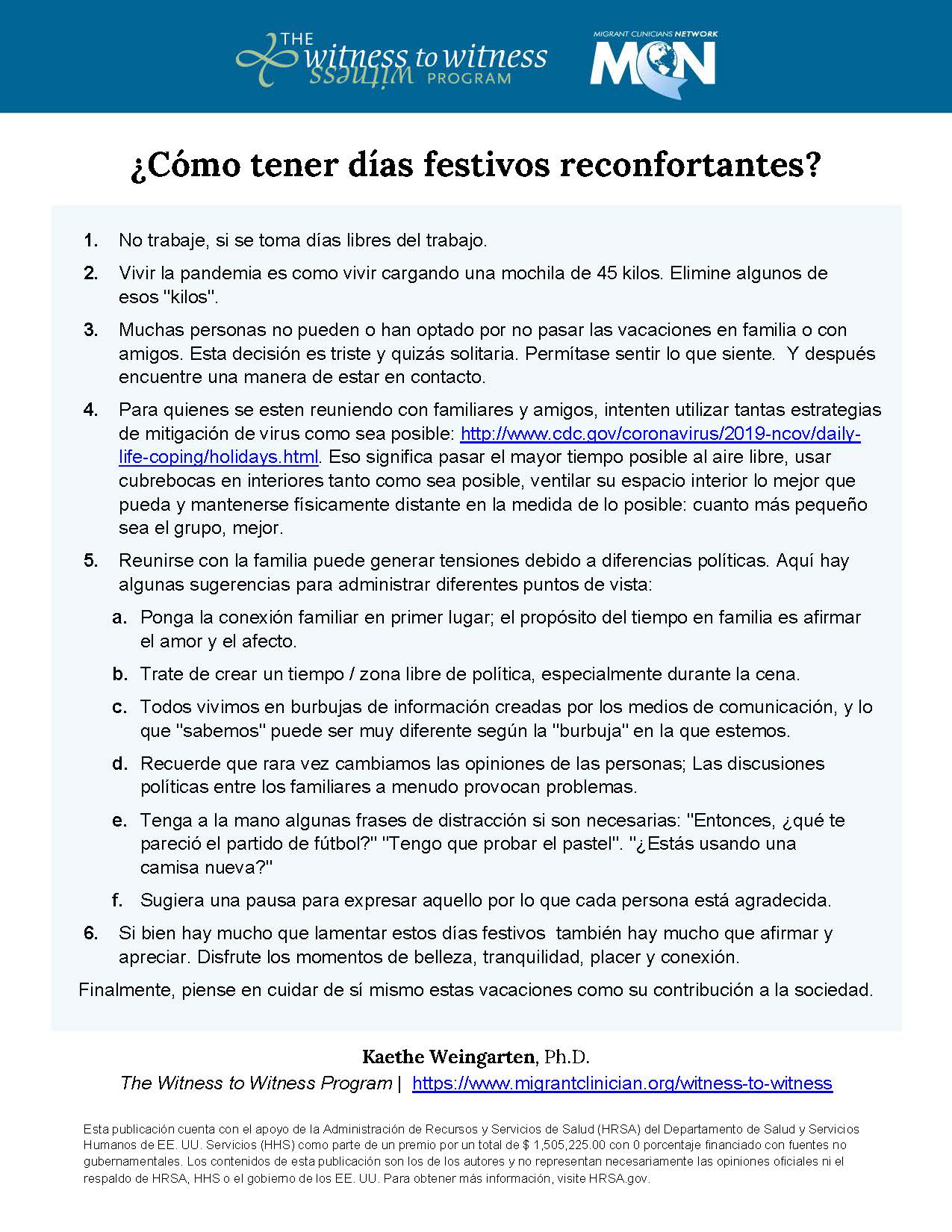 ¿Cómo tener días festivos reconfortantes? ¿Cómo tener días festivos reconfortantes?
