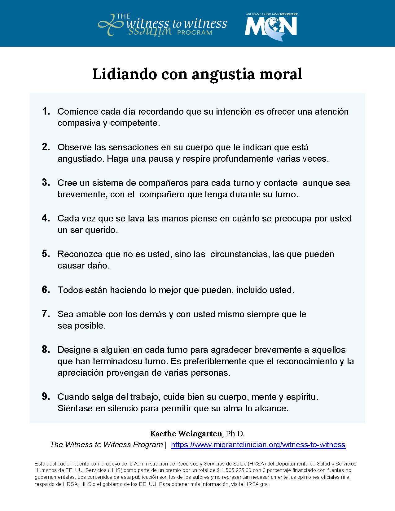Lidiando con angustia moral Lidiando con angustia moral