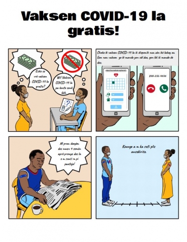 The COVID-19 Vaccine Is Free! Comic