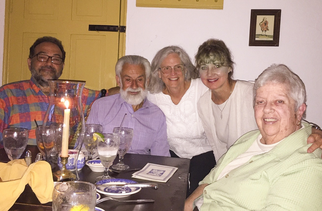Ed, Candace, and Laszlo having dinner with the Keystone Health staff