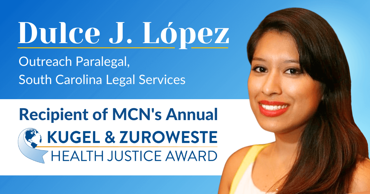 5th Annual K&Z Award Recipient, Dulce J. Lopez