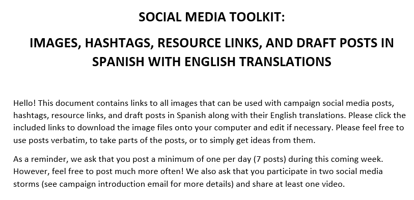 Social Media Toolkit