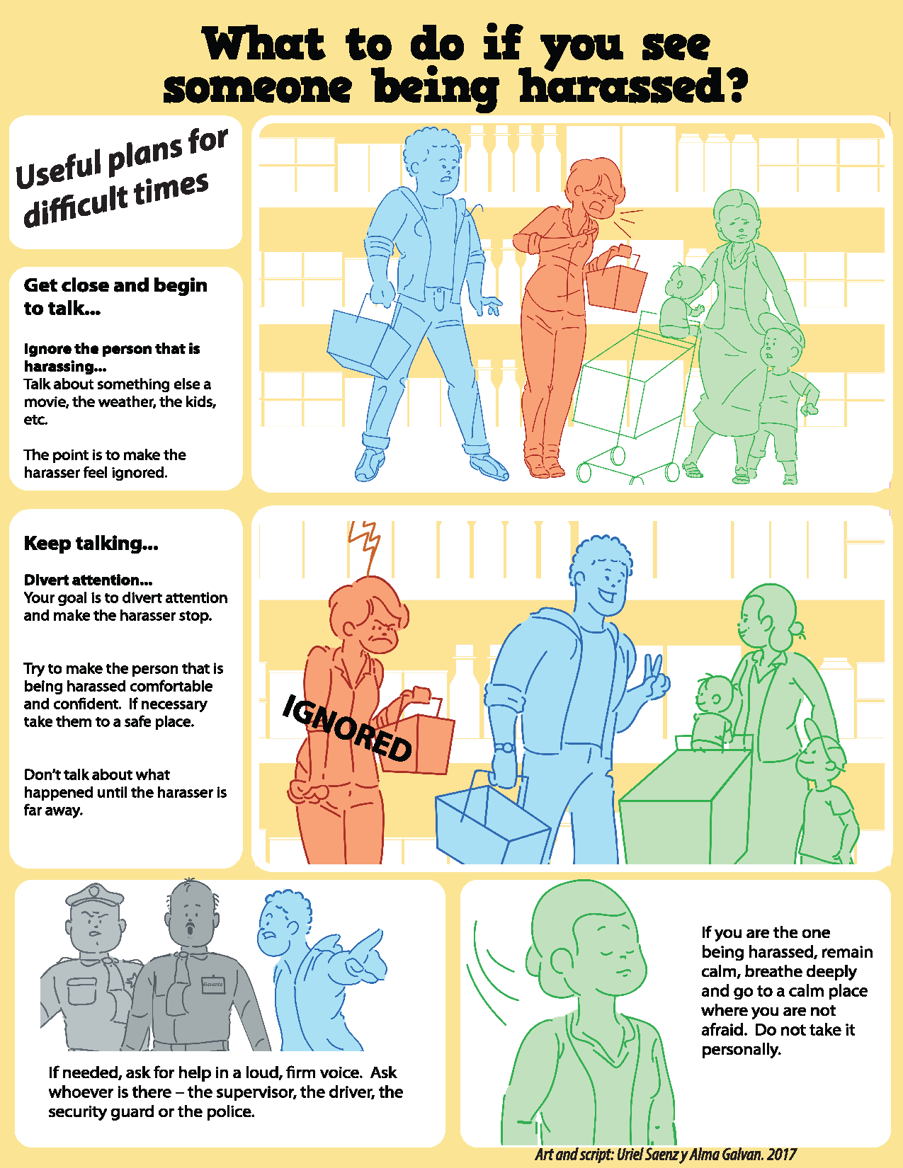 What to do if you see someone being harassed