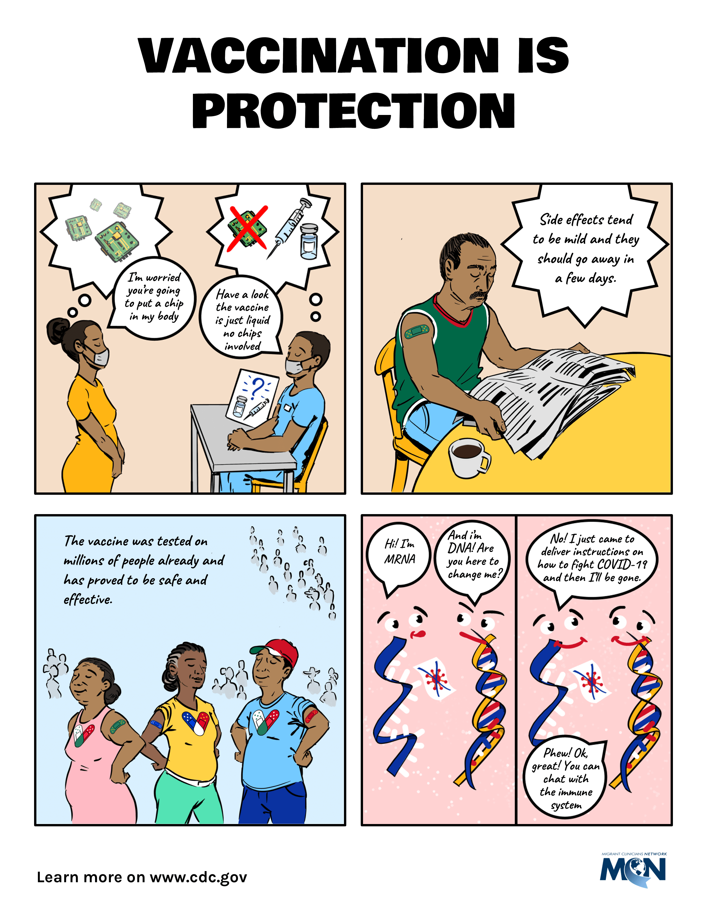 "Cavid-19 vaccine is protection"