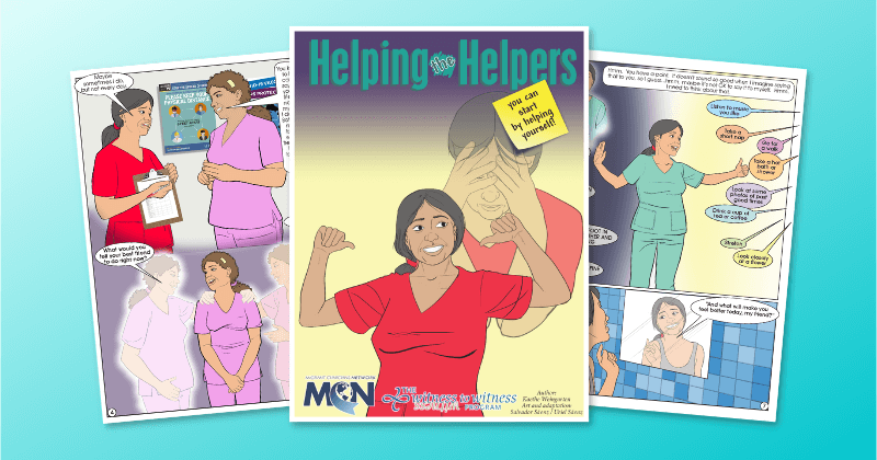 Helping the Helpers - Comic Book