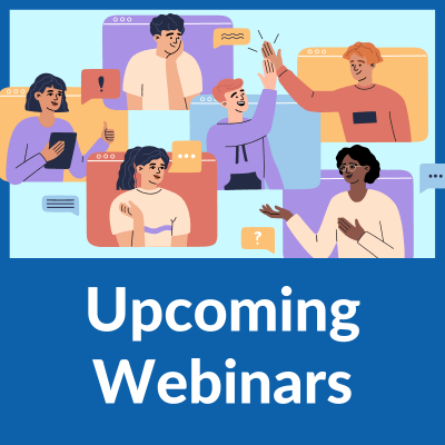 Upcoming Webinars button