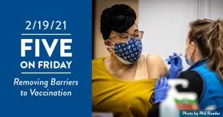 Five on Friday: Removing Barriers to Vaccination